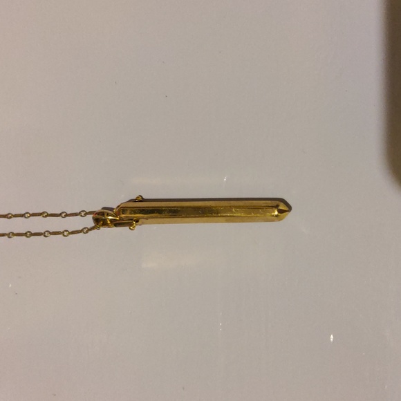 15" chain bar pendant necklace - Picture 2 of 4